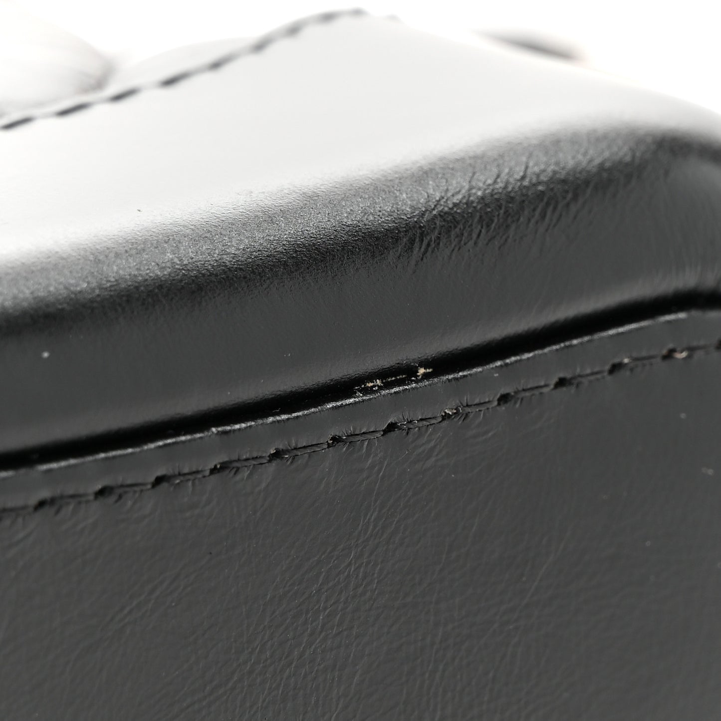 Aged Calfskin Chevron Quilted Small Gabrielle Hobo Black