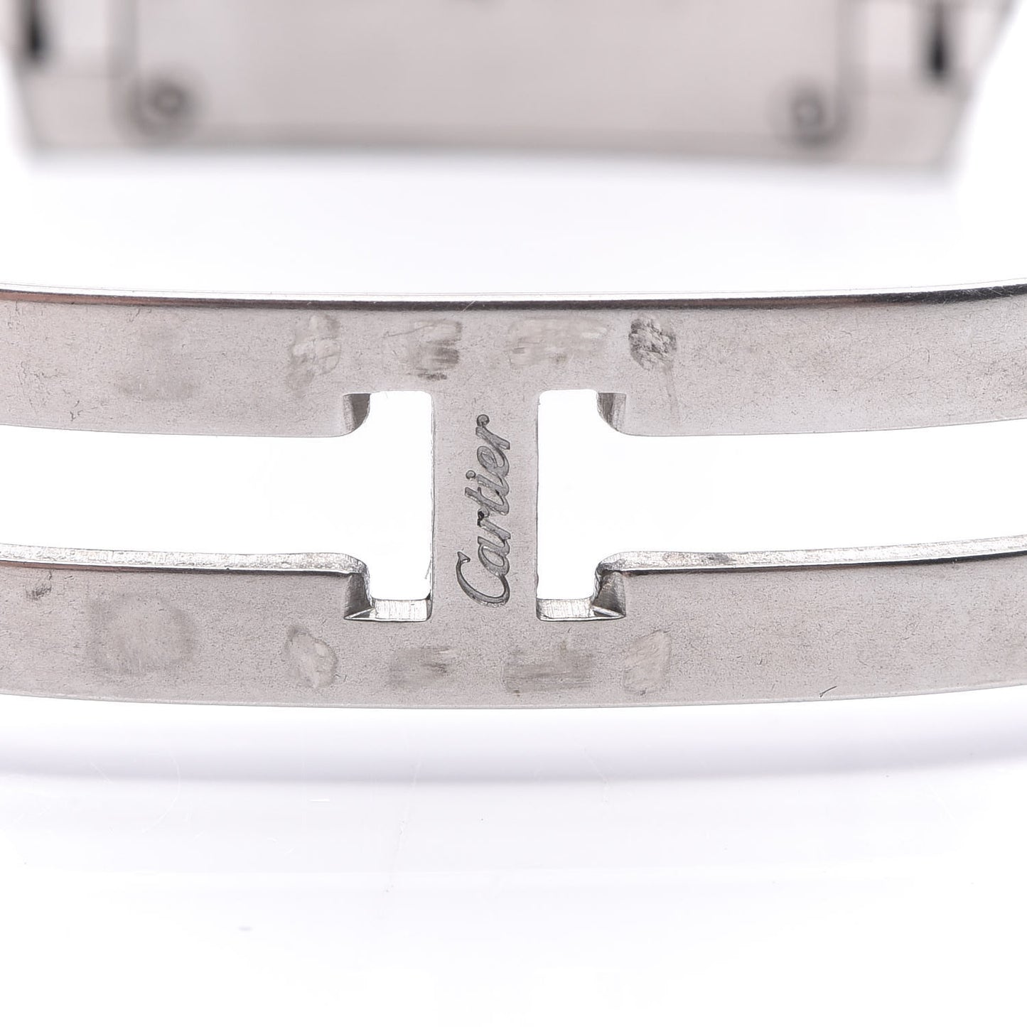 Stainless Steel 20mm Tank Francaise Quartz Watch