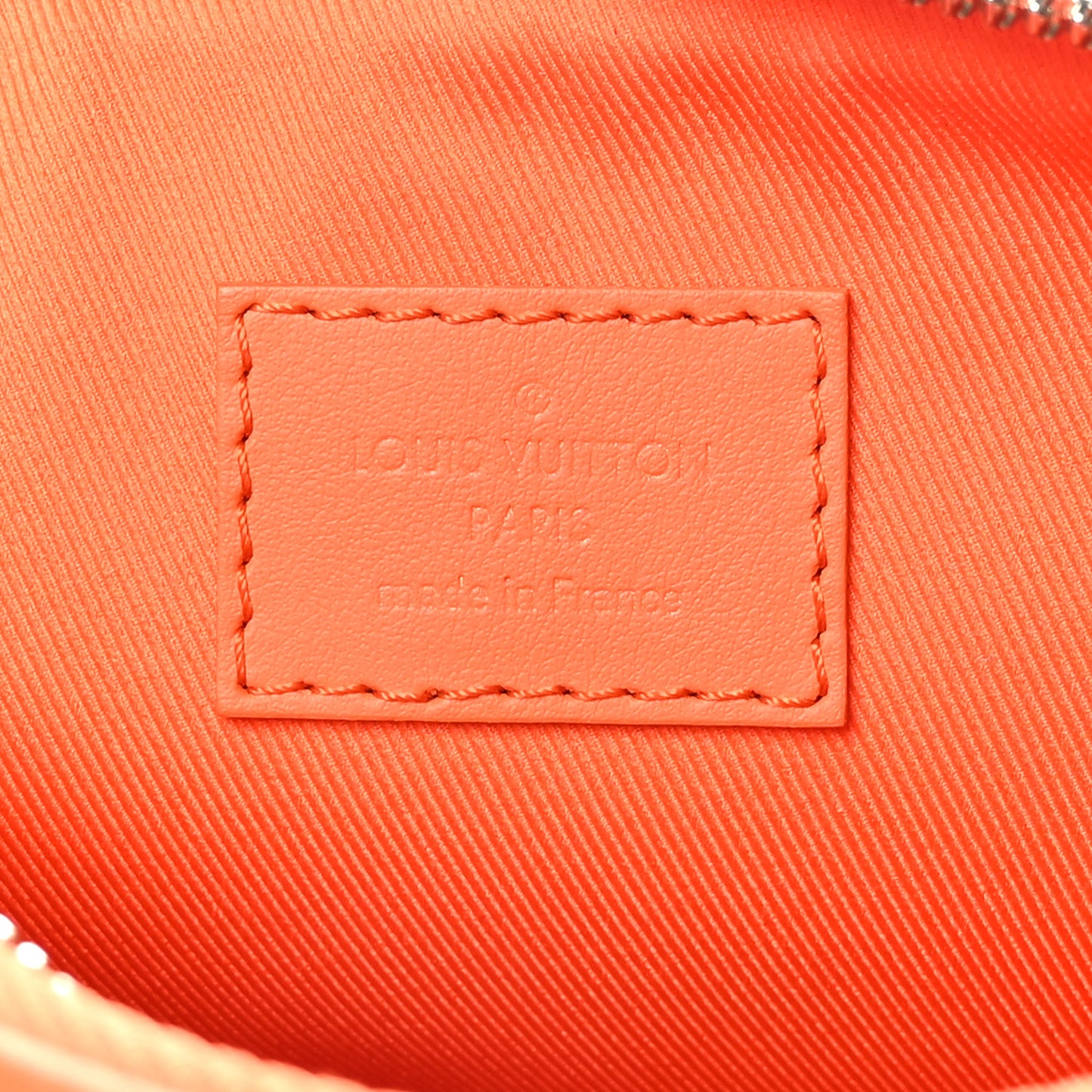 Grained Calfskin Aerogram Keepall XS Orange