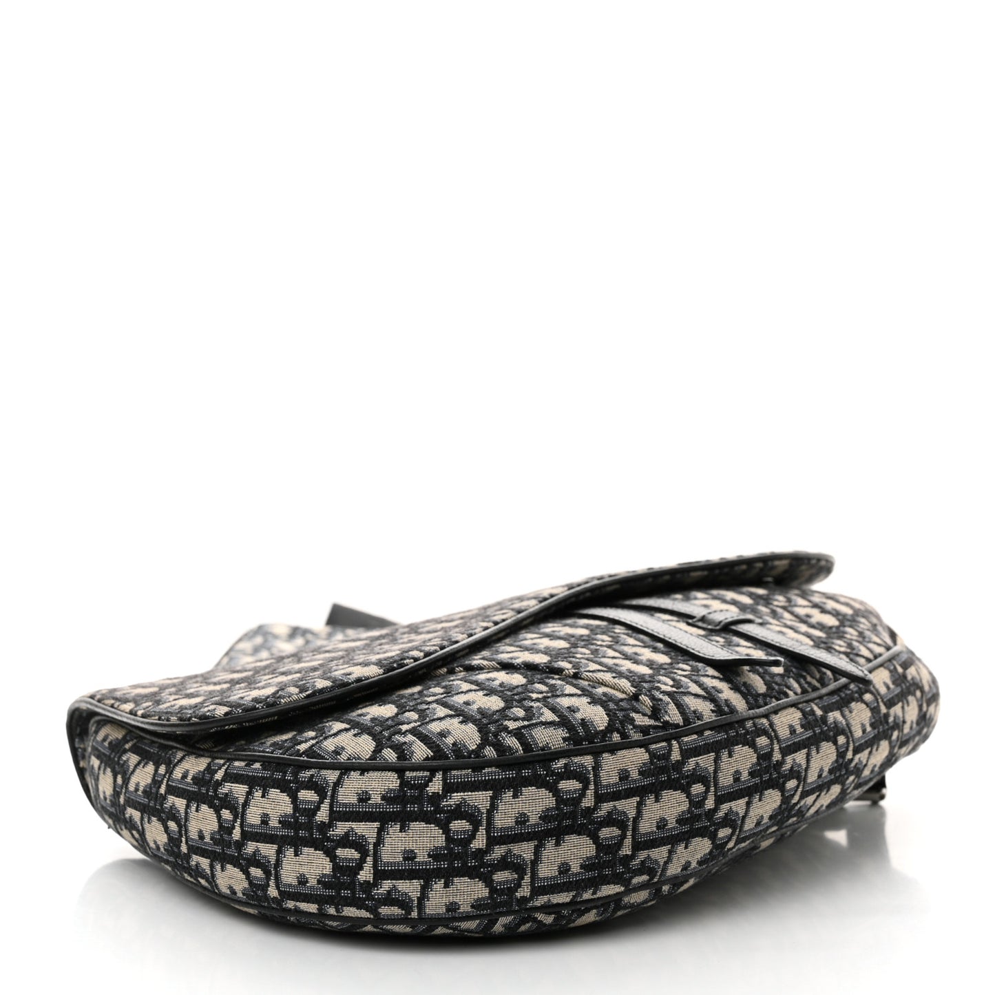 Oblique Mens Saddle Bag Blue