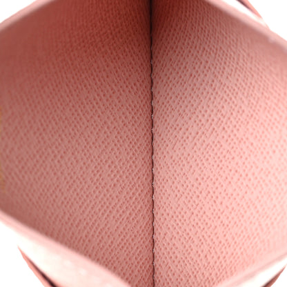Louis Vuitton Damier Azur Daily Card Holder Rose Ballerine 5 of 6
