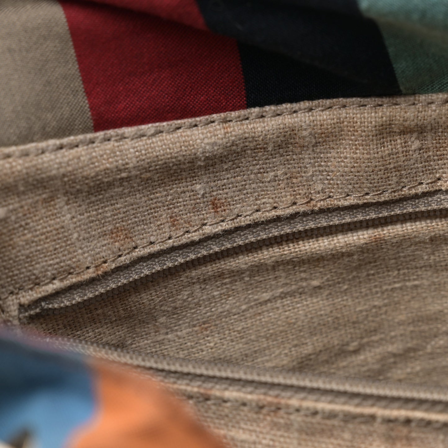 Calfskin Studded Medium B Fab Drawstring Tote Milk Multicolor