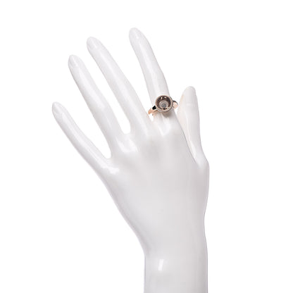 Chopard 18K Rose Gold Diamond Happy Diamond Round Ring 49 5 2 of 6