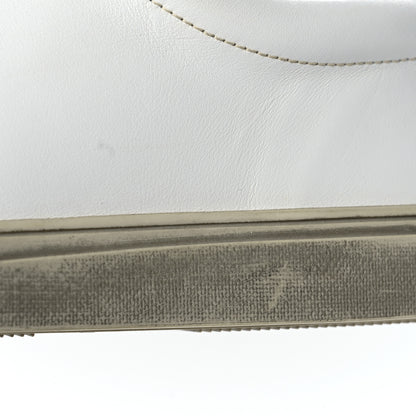 Saint Laurent Calfskin Velour Andy Low Top Sneakers 42 Black White 10 of 11
