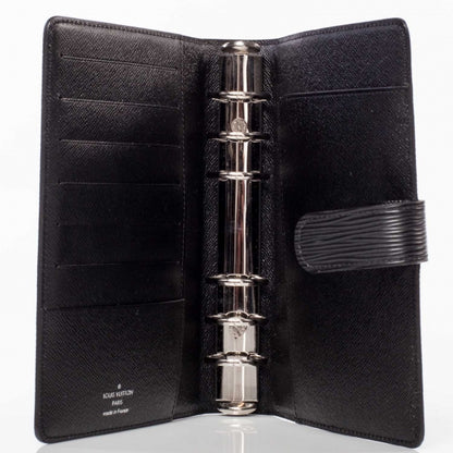 Louis Vuitton Epi Medium Ring Agenda Cover Black 8 of 8