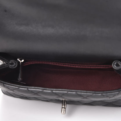 Chanel Caviar Quilted Mini Coco Handle Flap Black 5 of 8