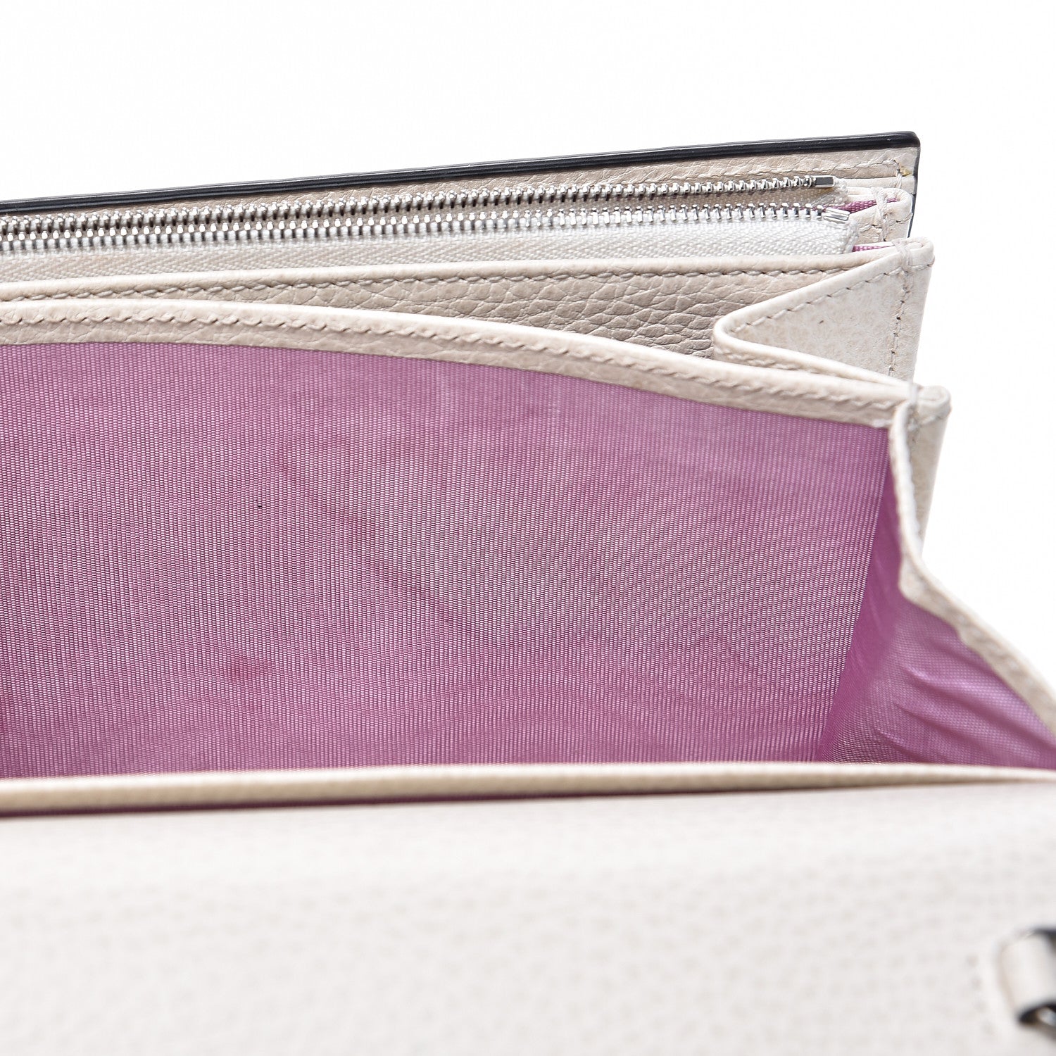 Gucci Dollar Calfskin Mini Dionysus Chain Wallet Mystic White 12 of 12