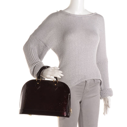 Louis Vuitton Vernis Alma PM Amarante 2 of 7