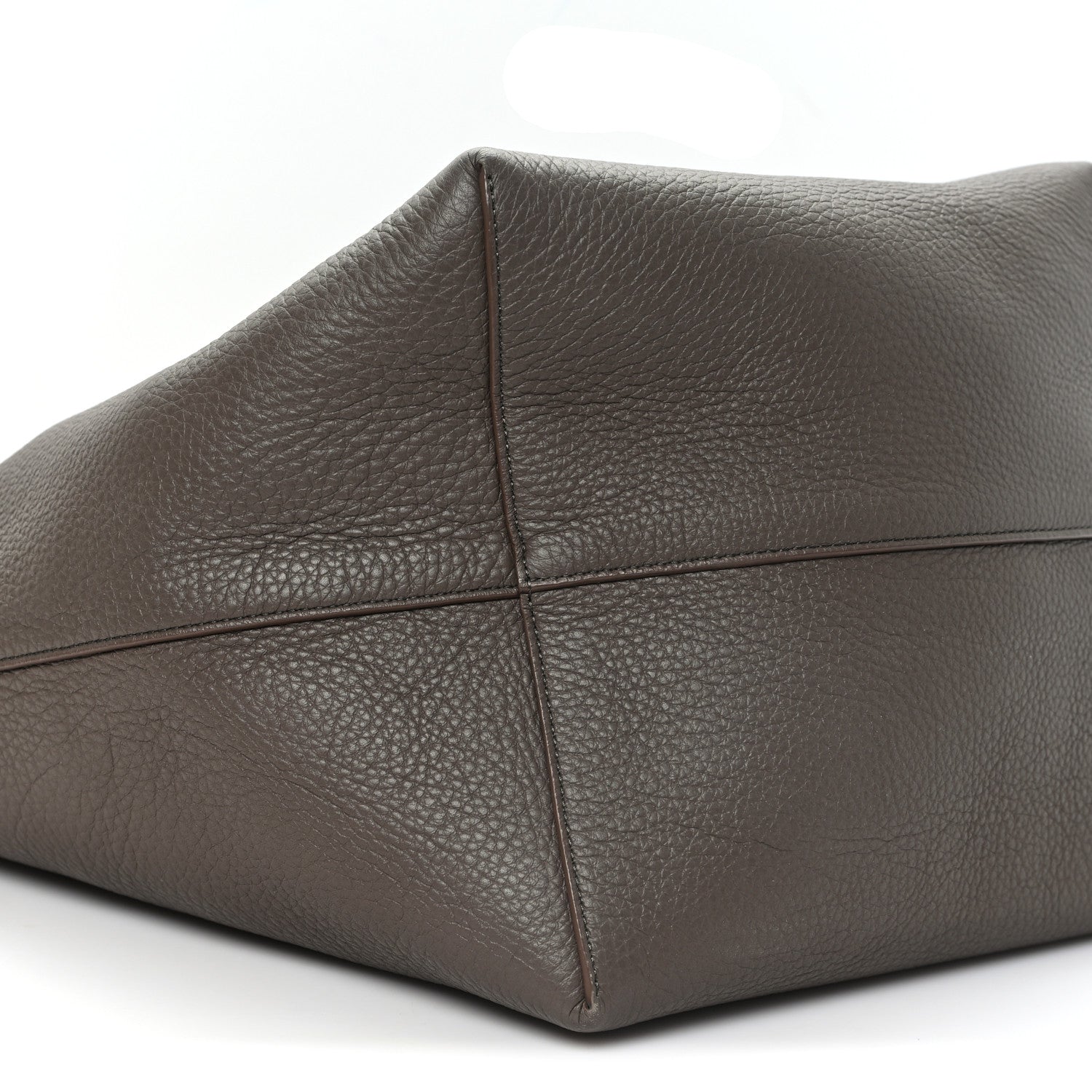 The Row Grained Calfskin Large N/S Park Tote Elephant 8 of 9
