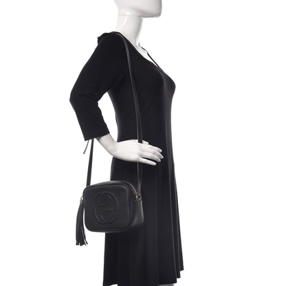 Gucci Pebbled Calfskin Small Soho Disco Bag Black 2 of 7