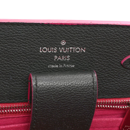 Louis Vuitton Calfskin Lockme Bucket Black 6 of 9