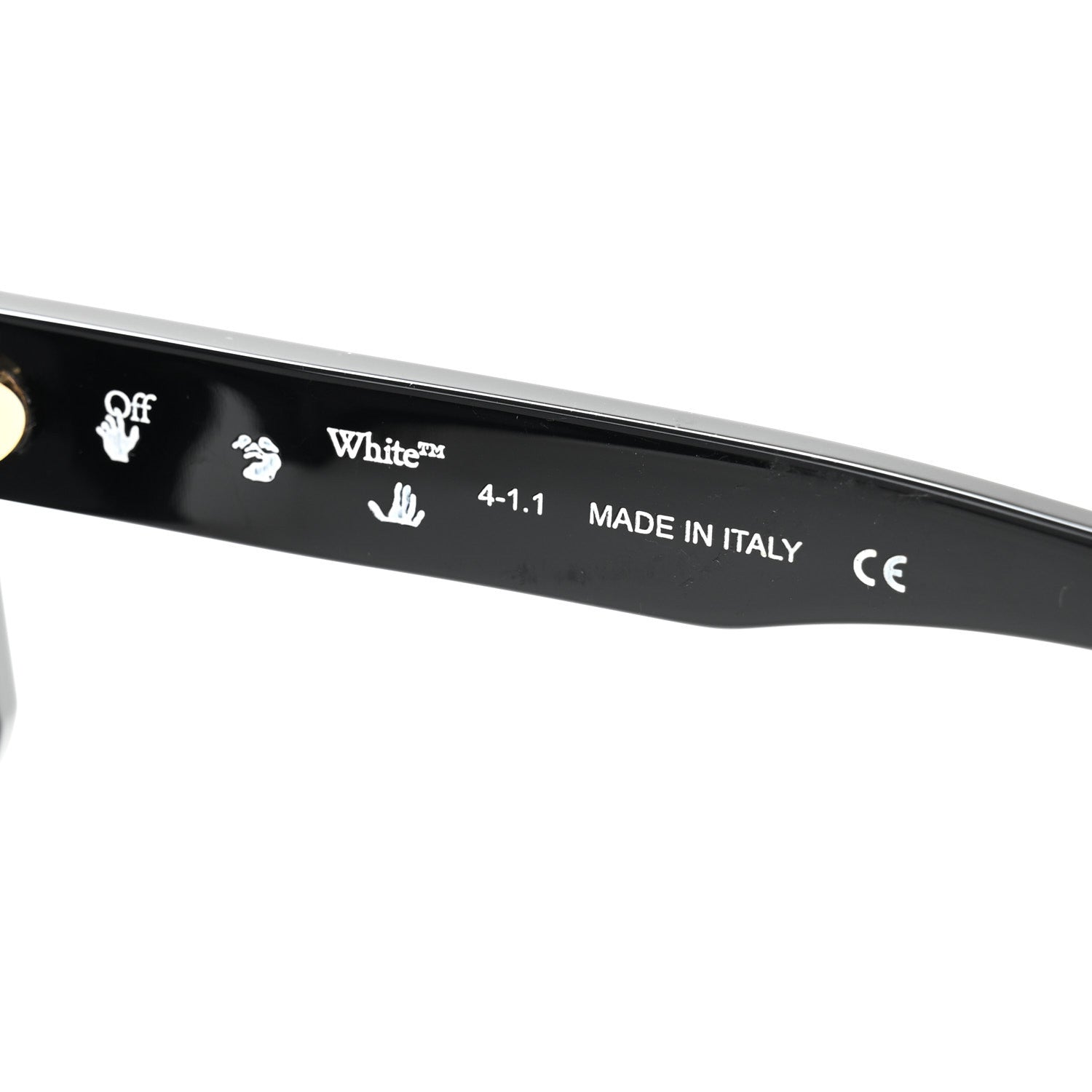 Off-White Acetate Alps Shield Sunglasses OERI004 Black 5 of 8