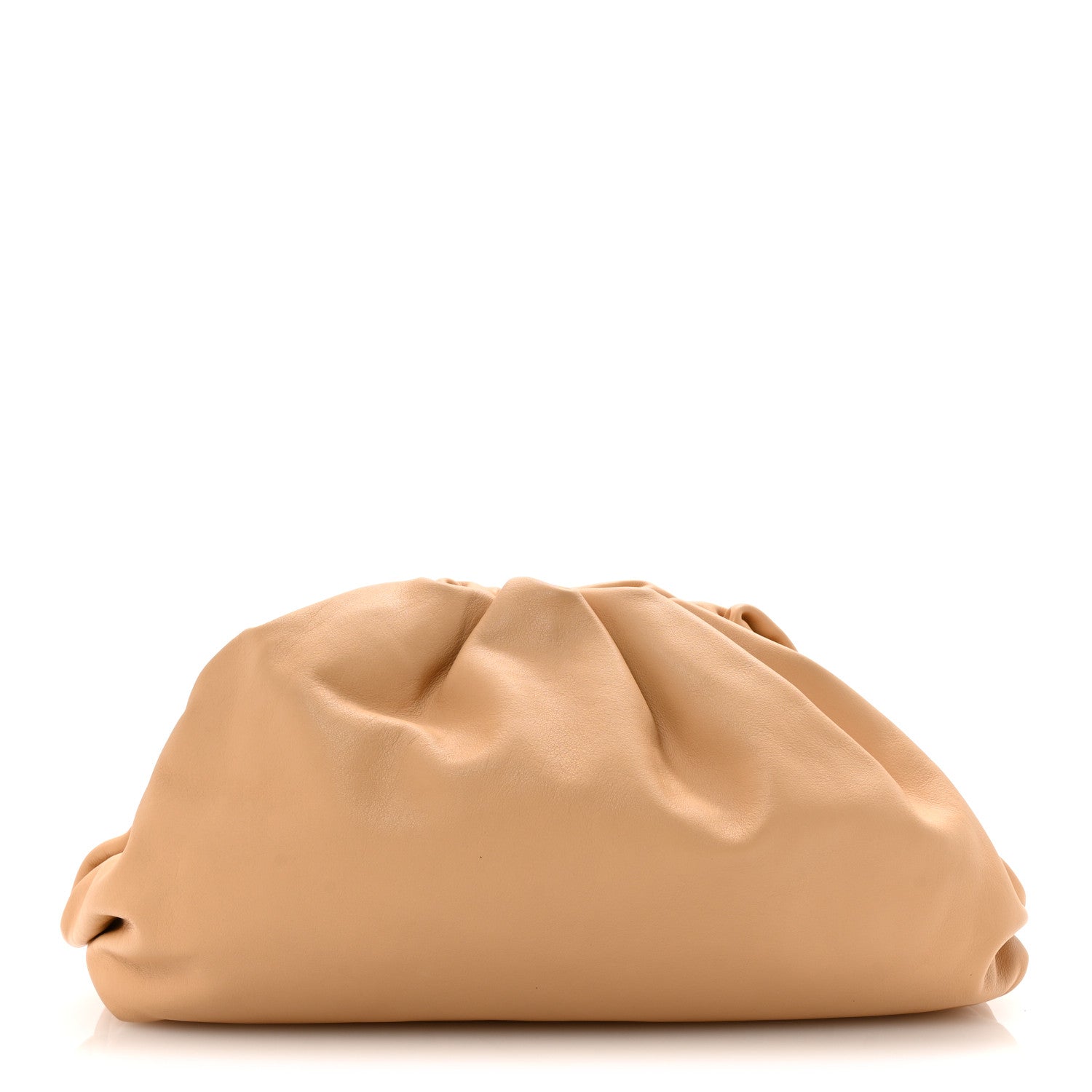 Bottega Veneta Smooth Butter Calf The Pouch OversizedClutch Nude 1 of 6
