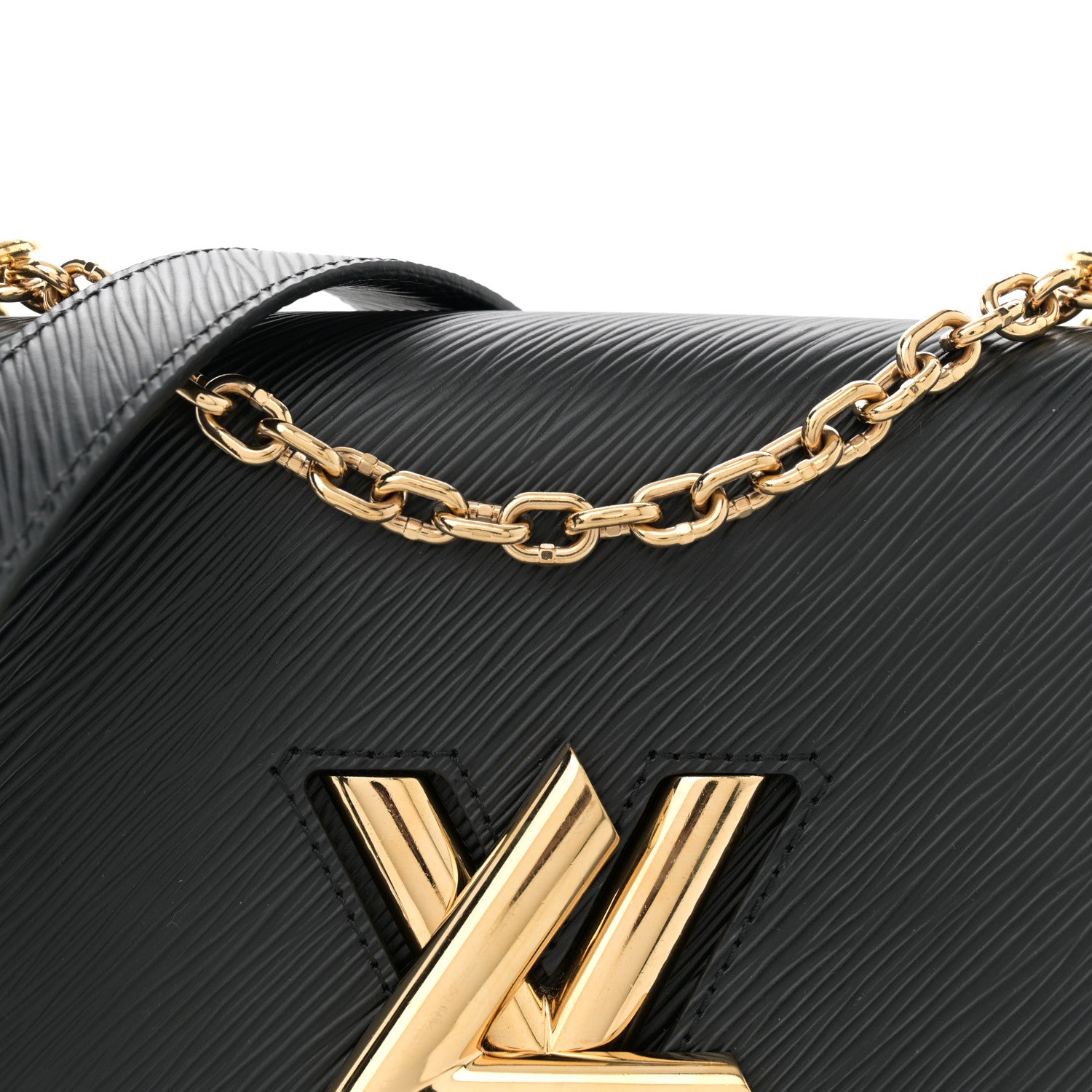 Louis Vuitton Epi Twist Shoulder Bag MM Black 8 of 11