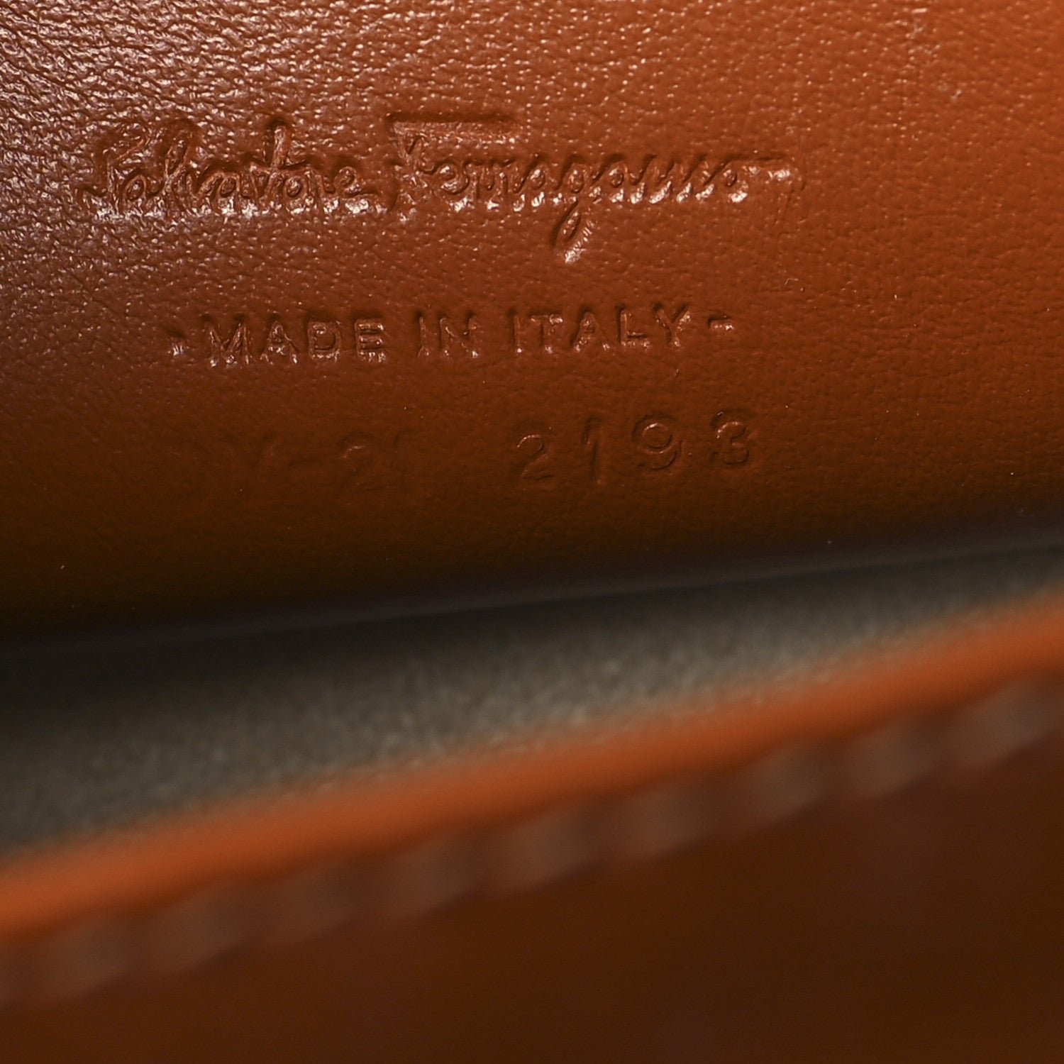 Salvatore Ferragamo Brushed Off Calfskin Small Iconic Top Handle Cuoio 7 of 13