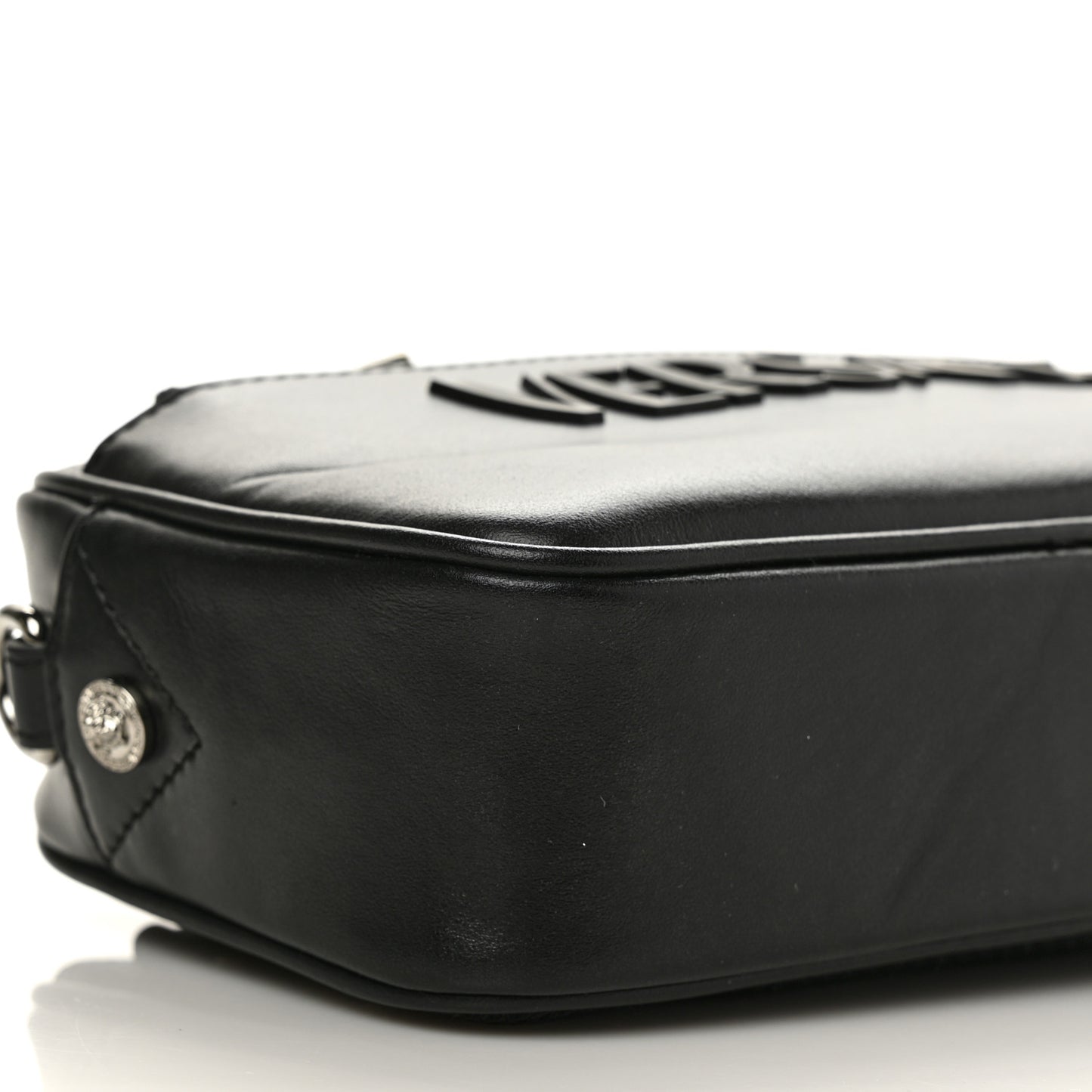 Calfskin Messenger Bag Black