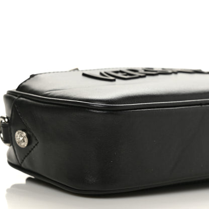 Versace Calfskin Messenger Bag Black 7 of 8