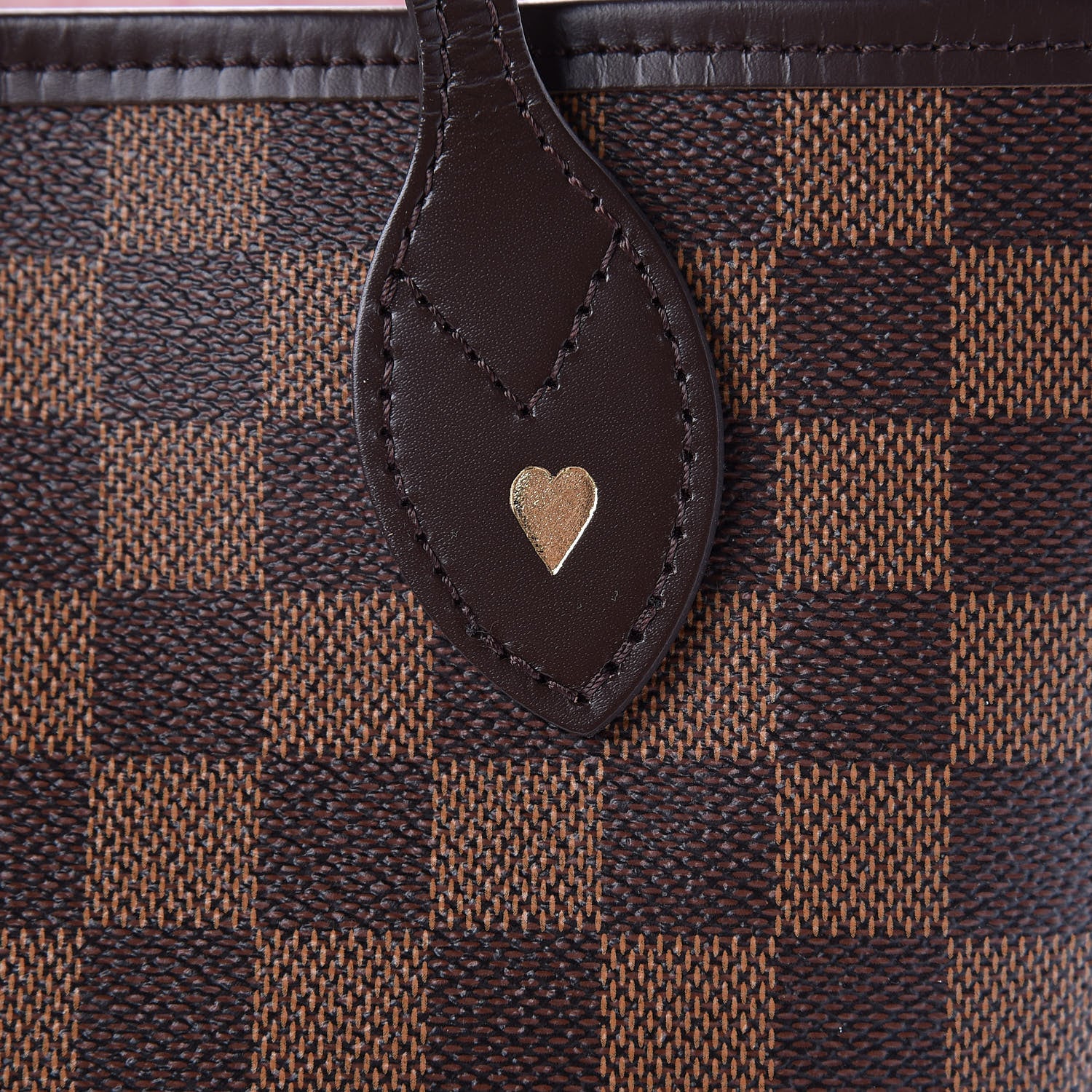 Louis Vuitton Damier Ebene Neo Neverfull MM Rose Ballerine 13 of 14