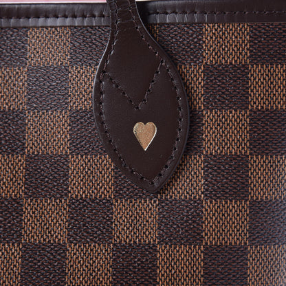 Louis Vuitton Damier Ebene Neo Neverfull MM Rose Ballerine 13 of 14