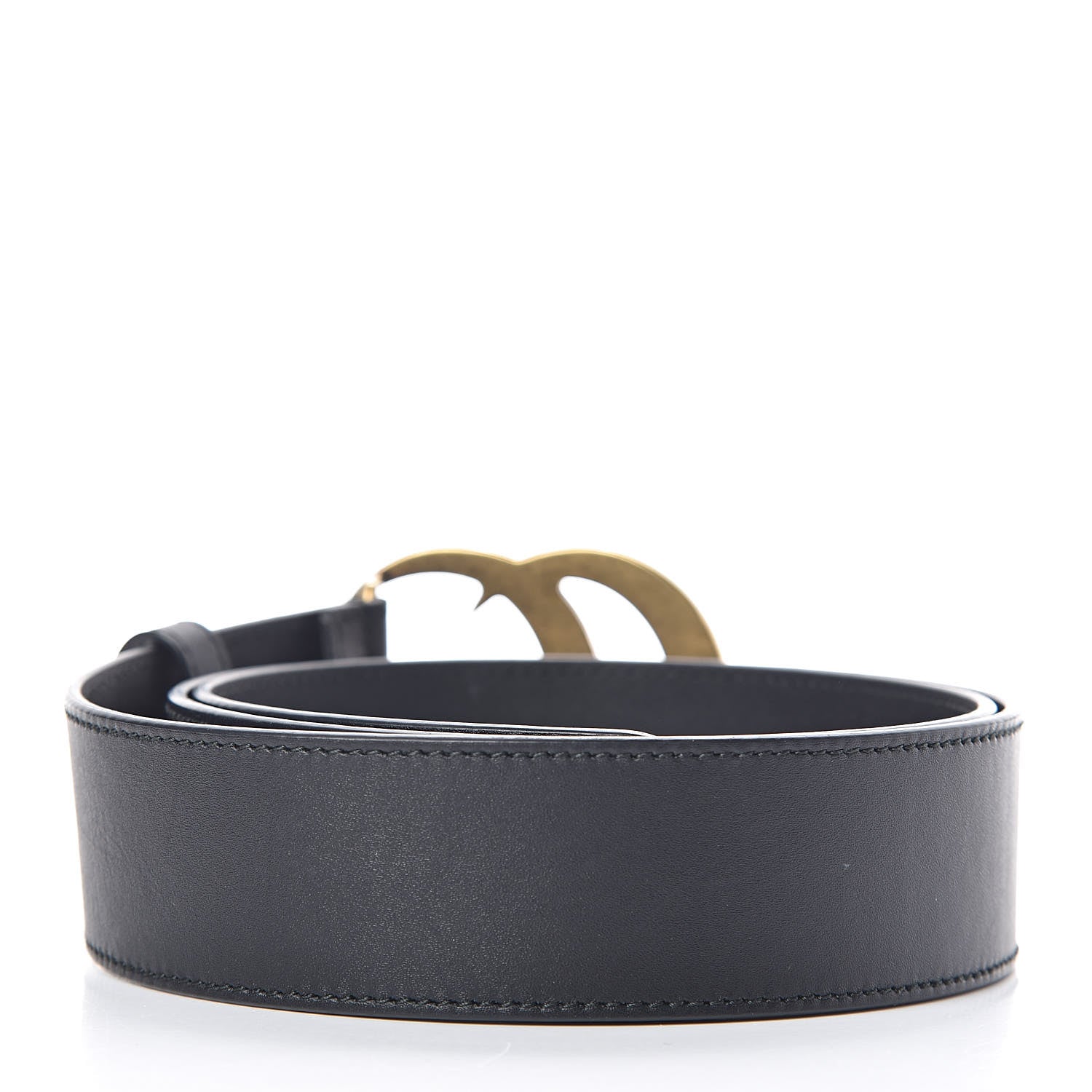 Gucci Calfskin Double G 40mm Belt 90 36 Black 3 of 7