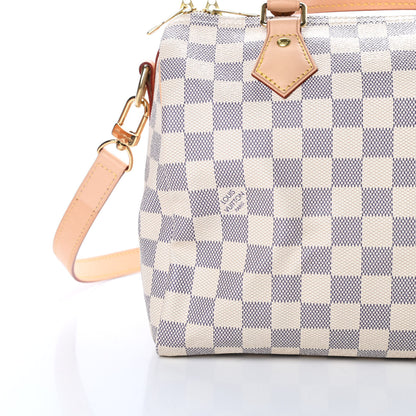 Louis Vuitton Damier Azur Speedy Bandouliere 25 12 of 13