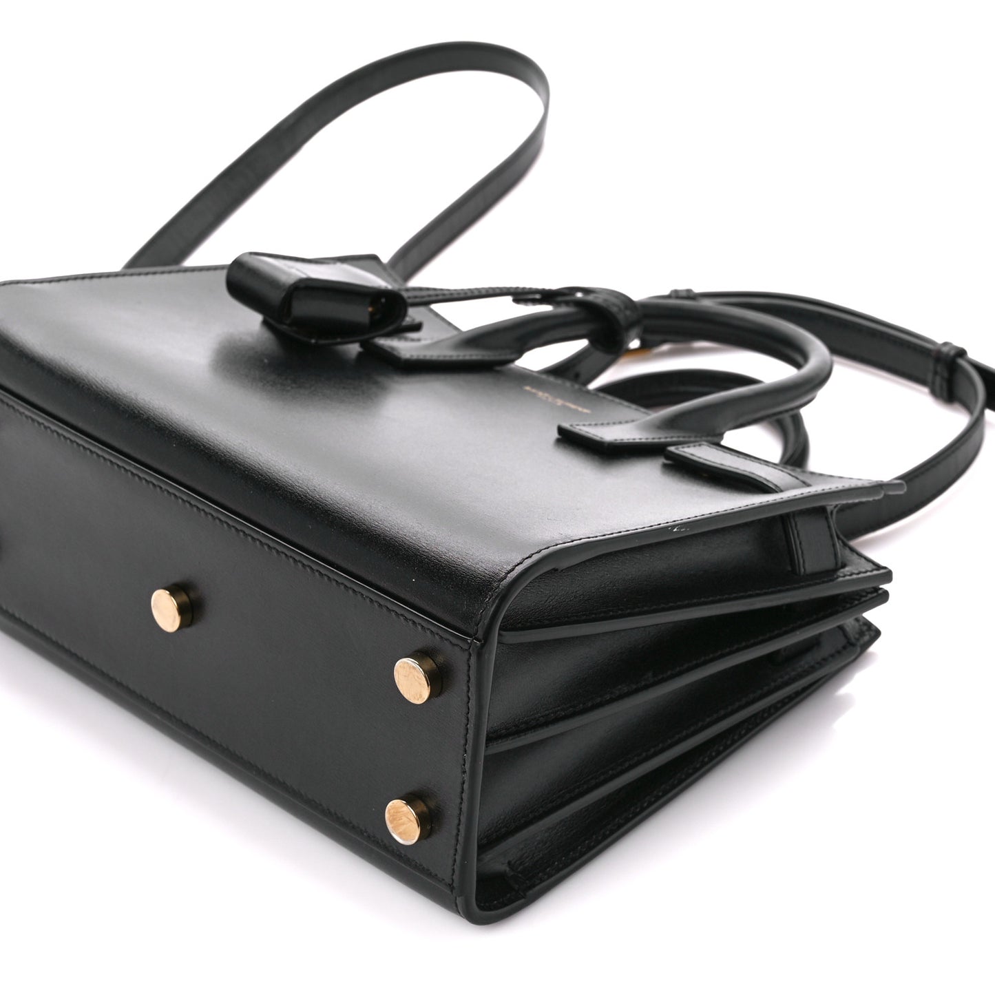 Calfskin Nano Sac De Jour Black