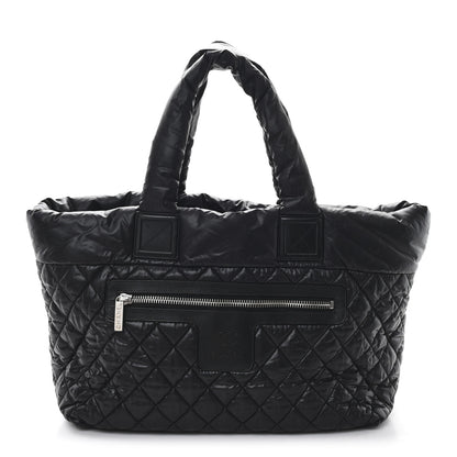 Chanel Nylon Quilted Large Coco Cocoon Tote Black 1 of 11