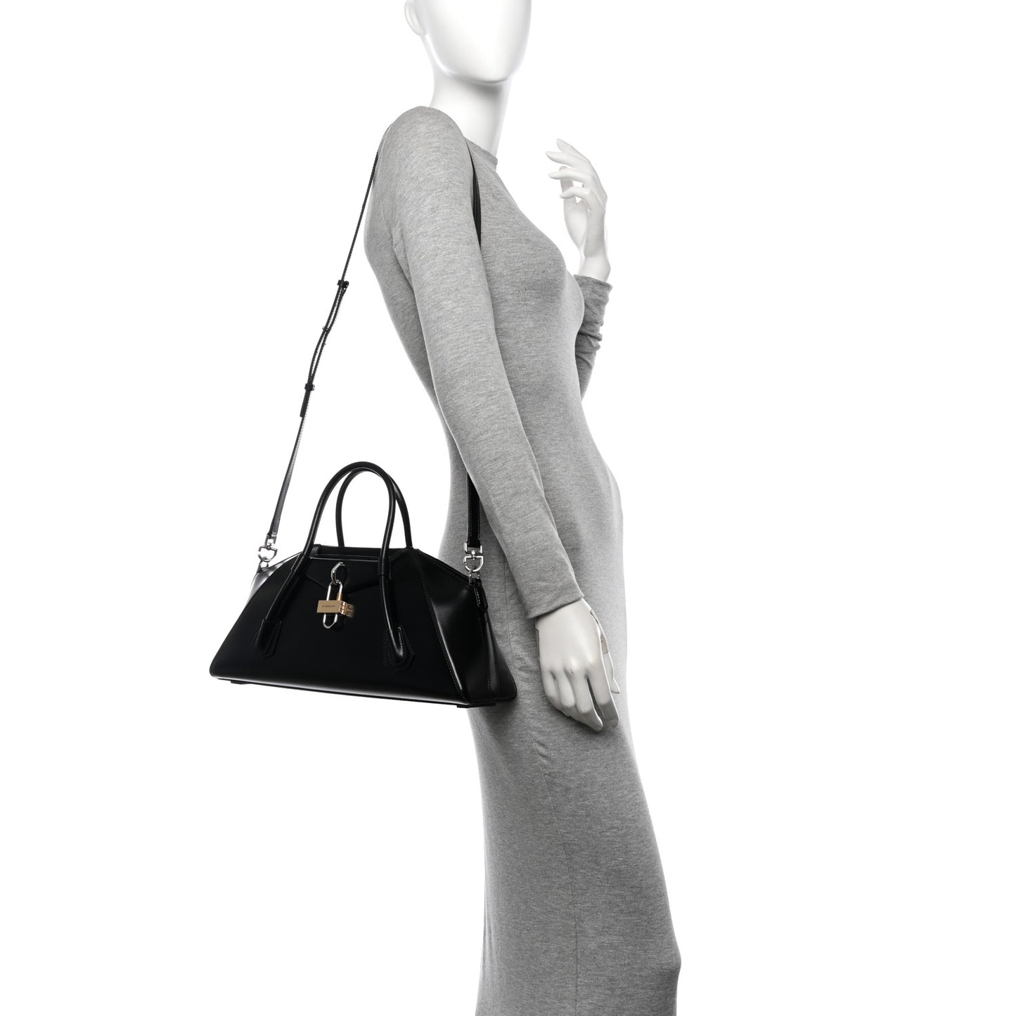 Box Calfskin Mini Antigona Stretch Black