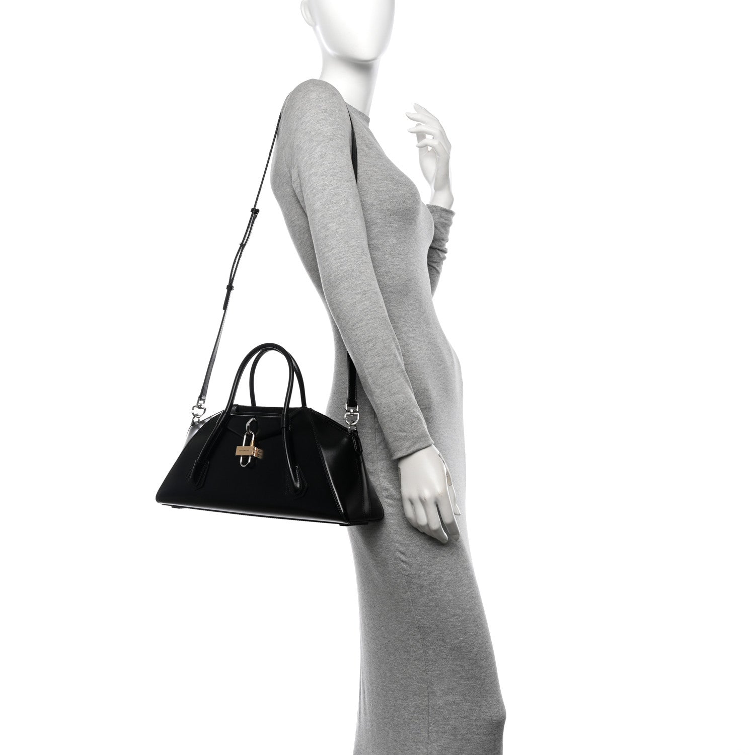 Givenchy Box Calfskin Mini Antigona Stretch Black 2 of 9