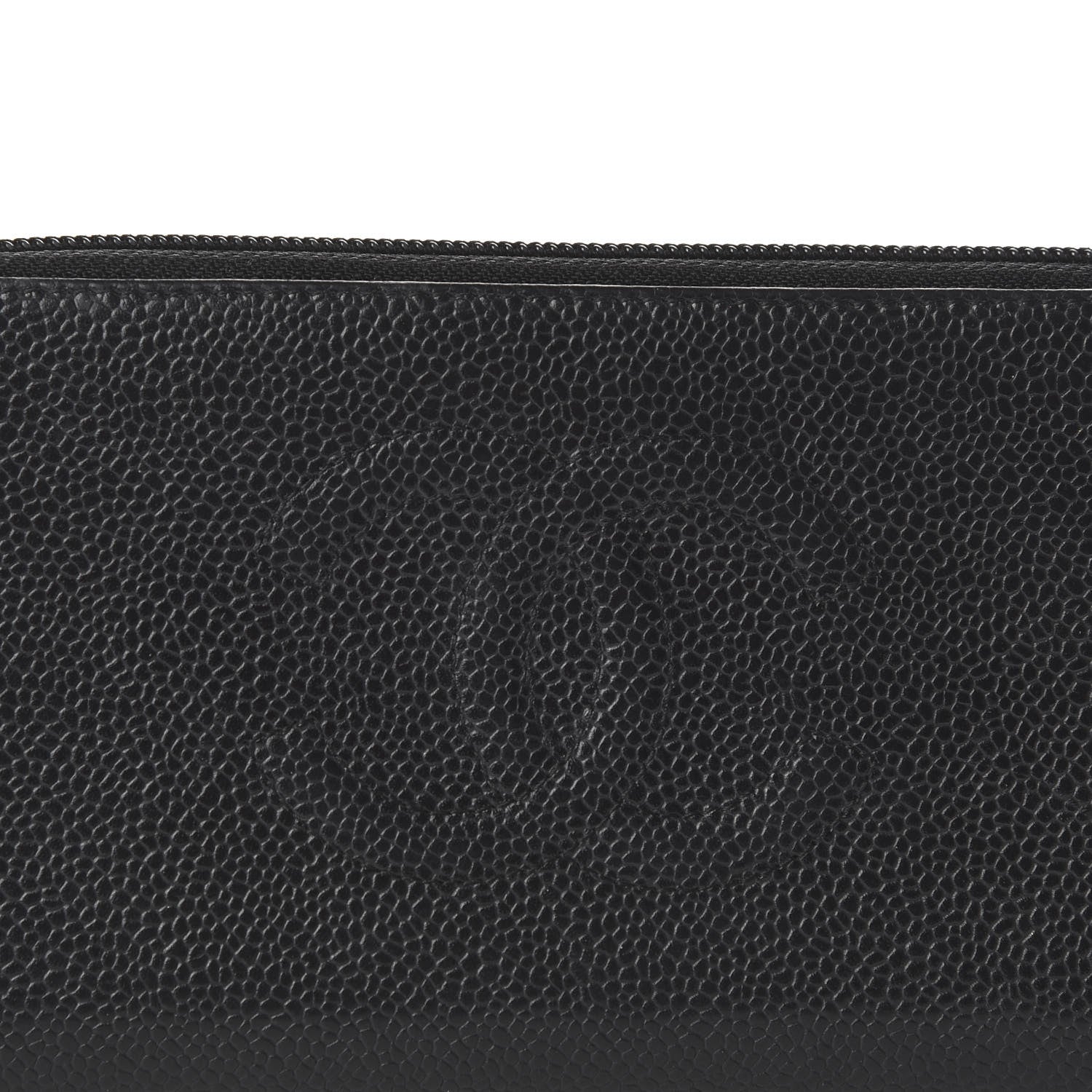 Chanel Caviar Large Timeless CC Zip Around Wallet Black 11 of 12