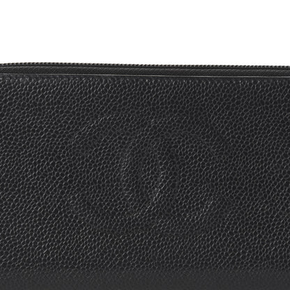 Chanel Caviar Large Timeless CC Zip Around Wallet Black 11 of 12