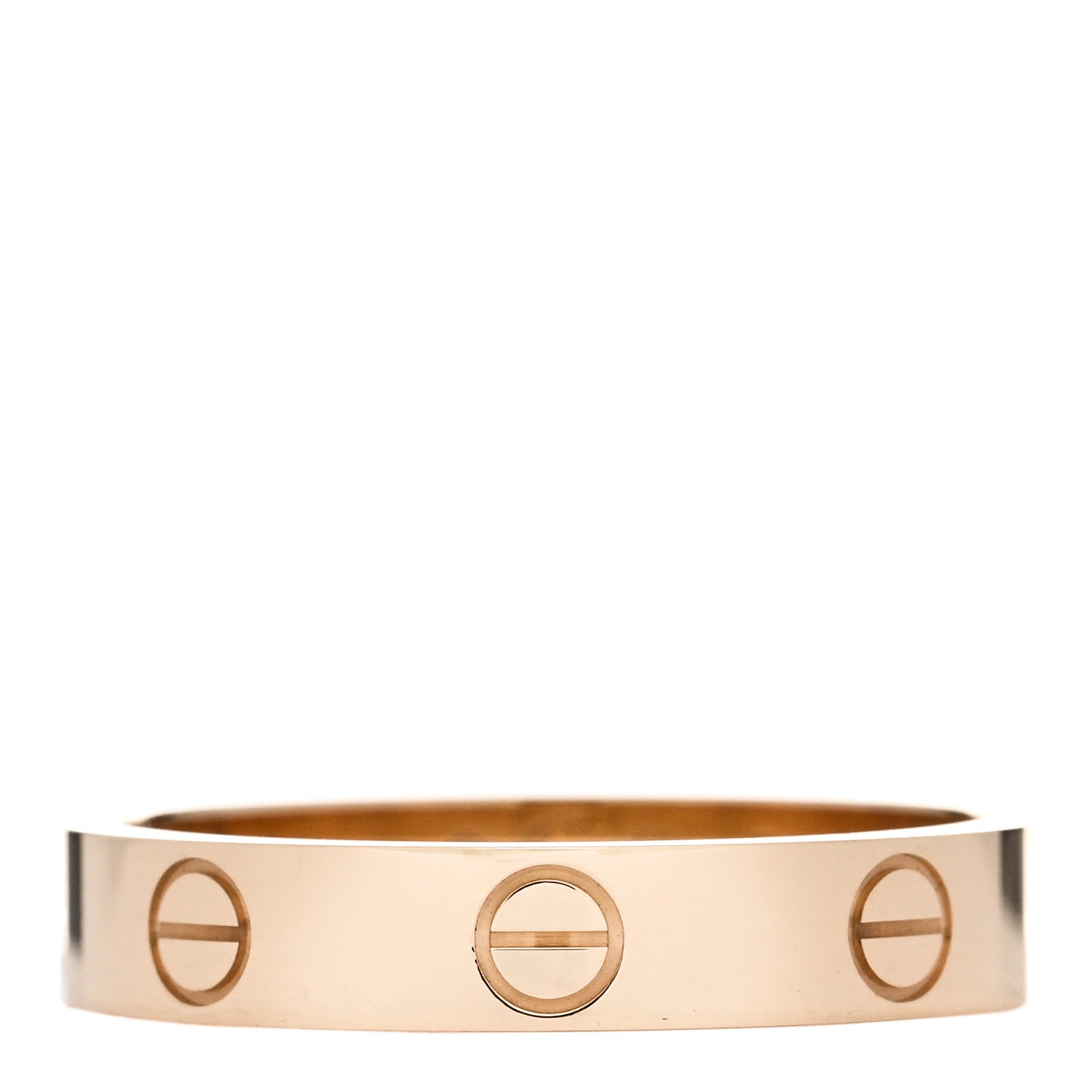 Cartier 18K Yellow Gold 3.5mm LOVE Wedding Band Ring 54 6.75 1 of 5