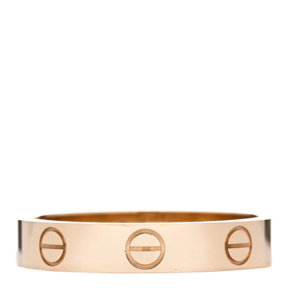 Cartier 18K Yellow Gold 3.5mm LOVE Wedding Band Ring 54 6.75 1 of 5