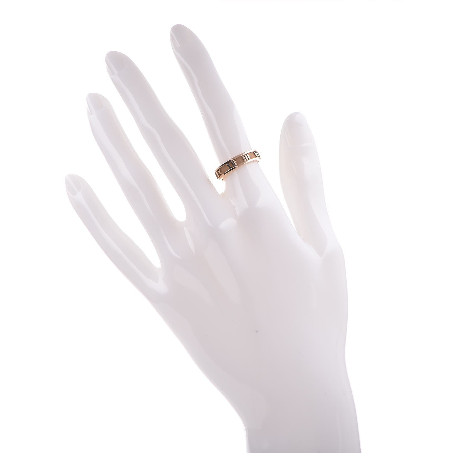 Tiffany 18K Rose Gold Atlas Ring 50 5.5 2 of 5