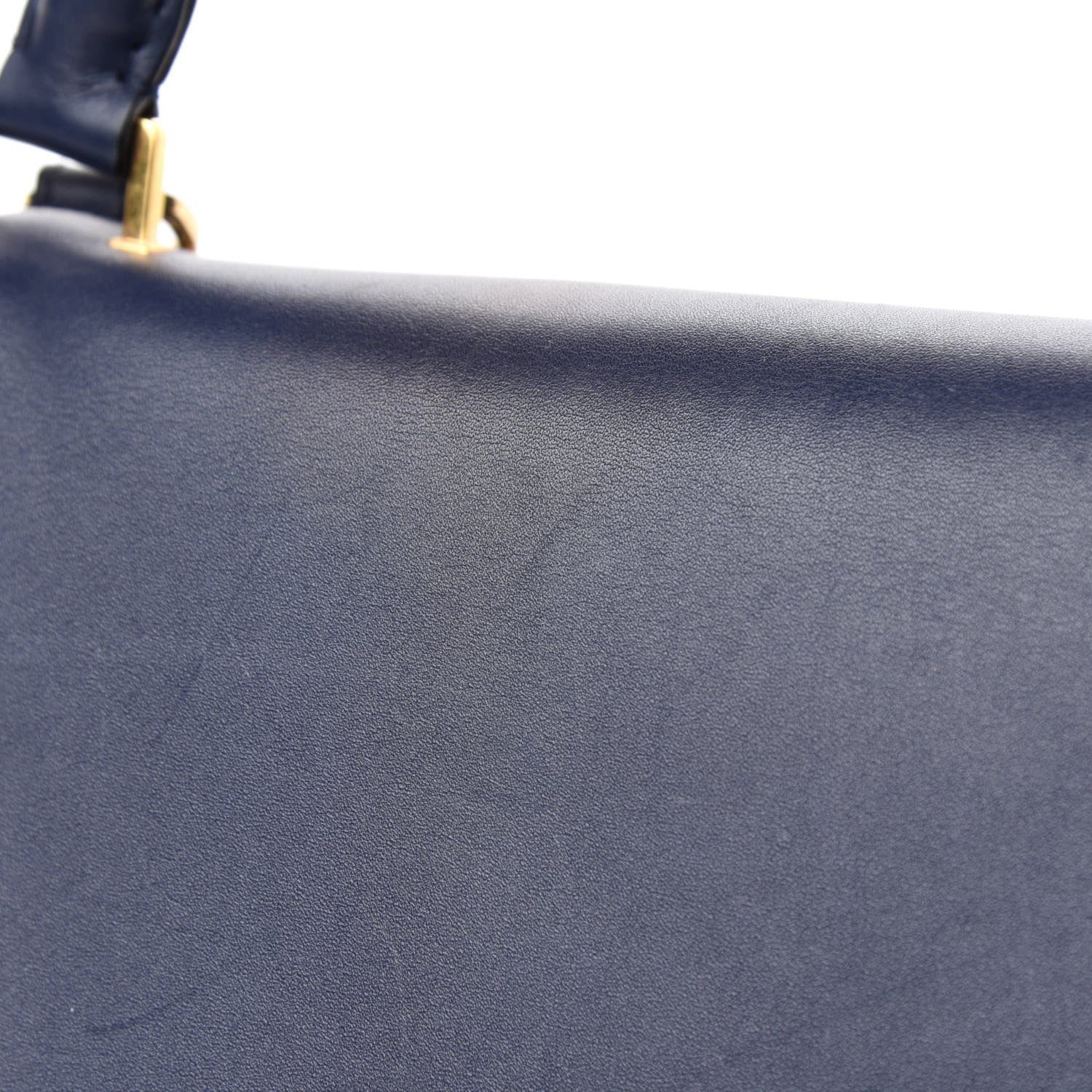 Celine Smooth Calfskin Medium Tri-Color Trapeze Cobalt 9 of 13