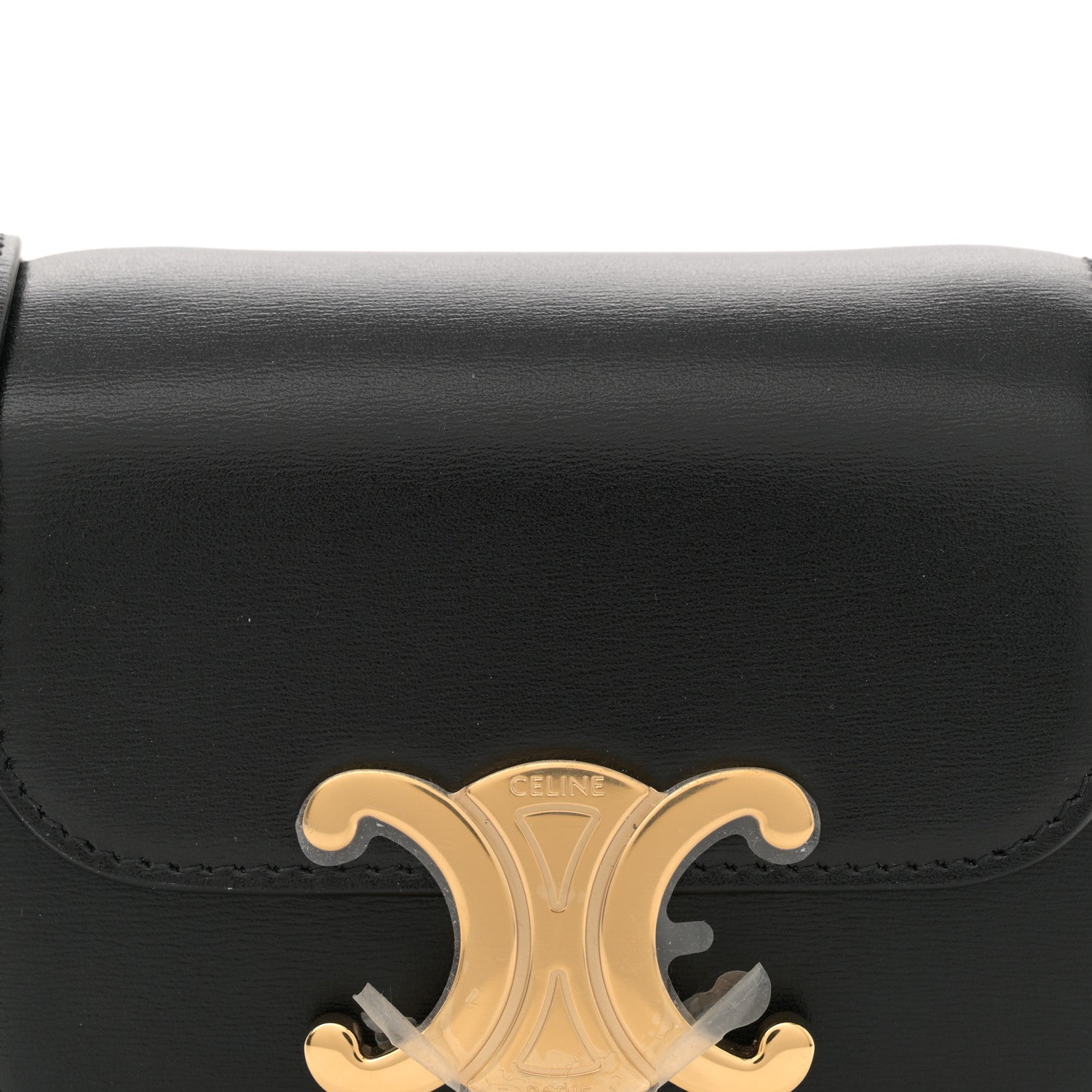 Celine Shiny Calfskin Mini Triomphe Black 8 of 11