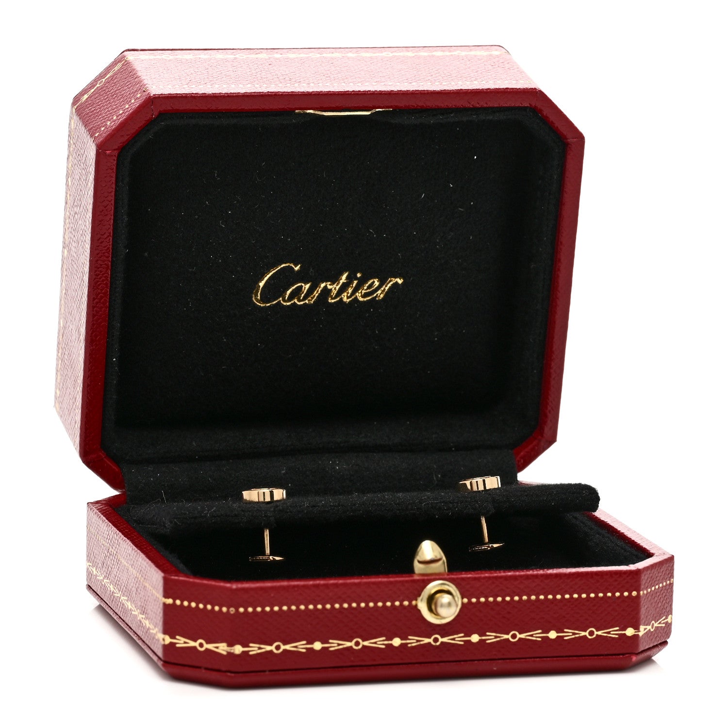 Cartier 18K Yellow Gold LOVE Earrings 5 of 5