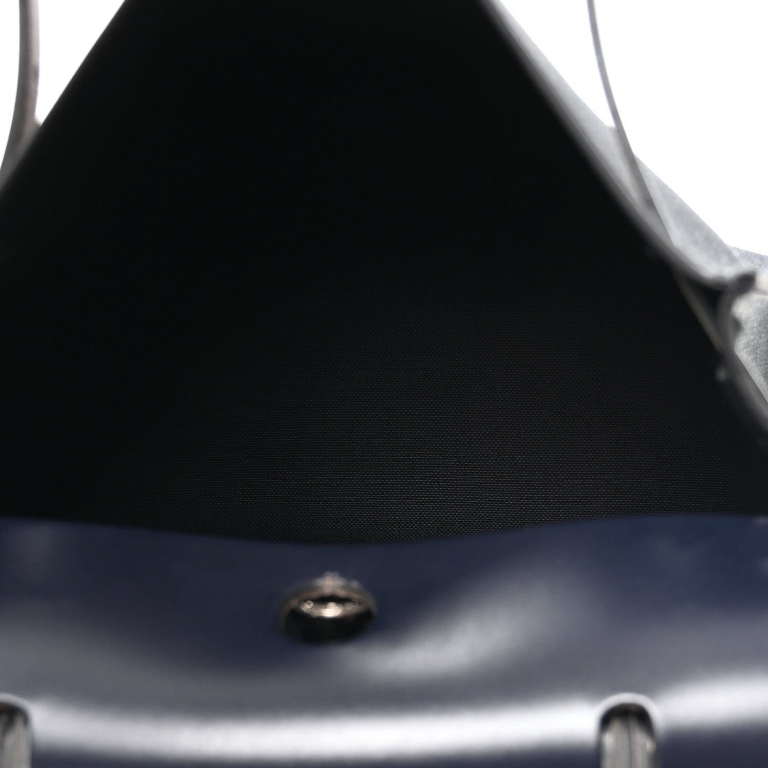 Hermes Military Toile Vache Hunter Herbag Zip PM 31 Black Bleu Indigo 6 of 11