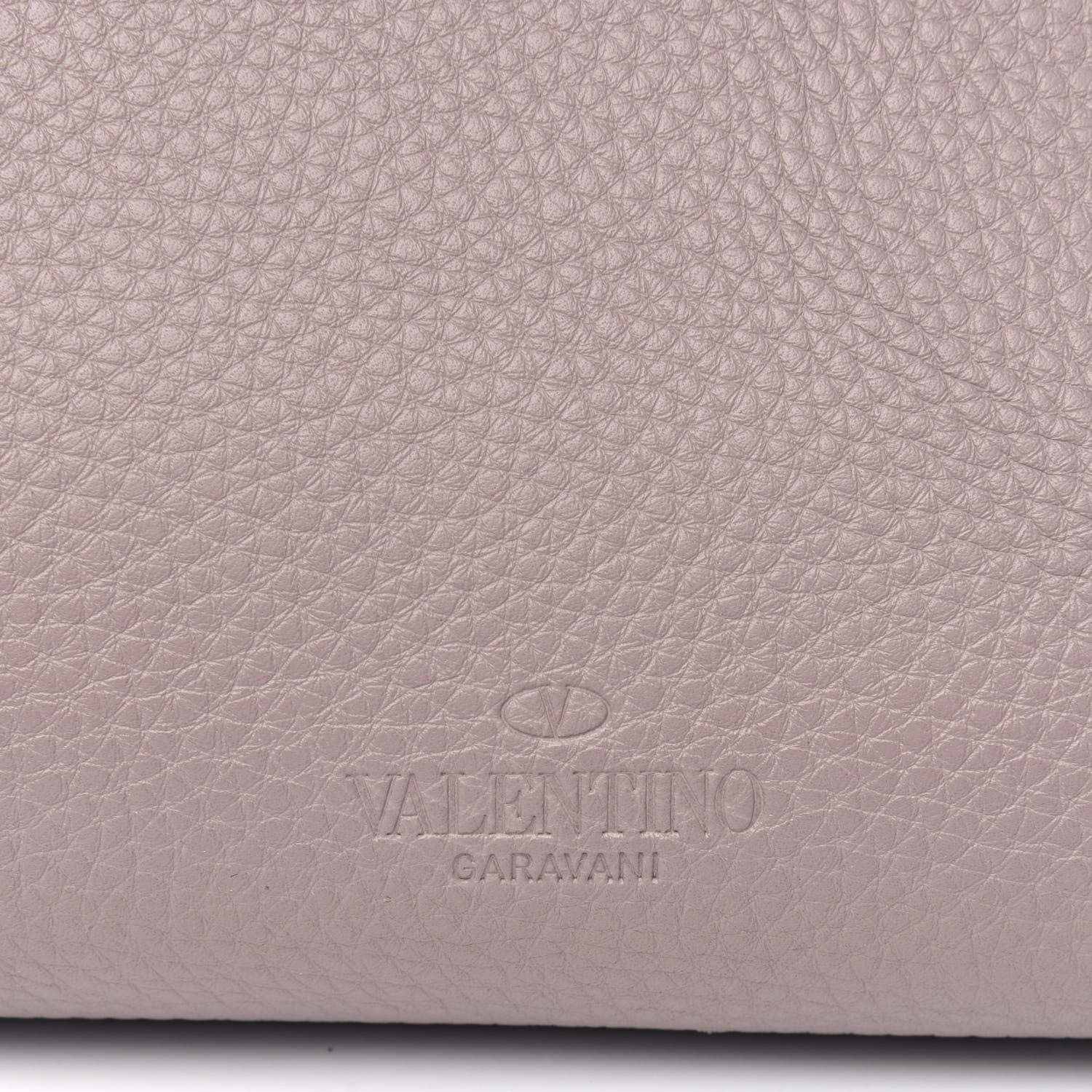 Valentino Garavani Grained Calfskin Rockstud Shoulder Tote Poudre 12 of 13
