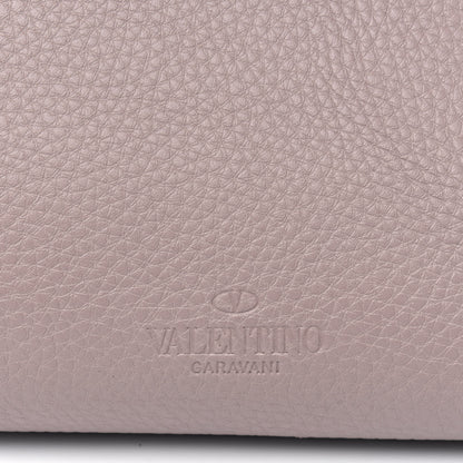 Valentino Garavani Grained Calfskin Rockstud Shoulder Tote Poudre 12 of 13