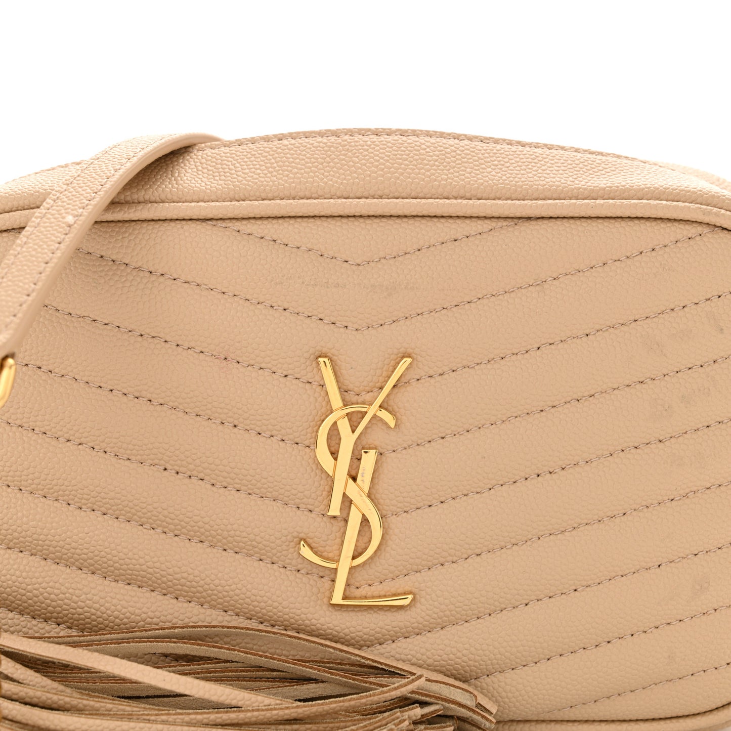 Grain De Poudre Matelasse Monogram Mini Lou Camera Bag Nude Powder