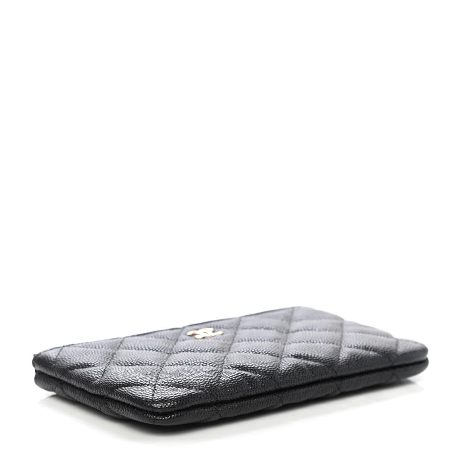 Chanel Caviar Quilted Small Cosmetic Case Black 3 of 4
