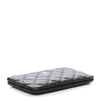 Chanel Caviar Quilted Small Cosmetic Case Black 3 of 4