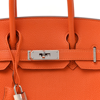 Hermes Togo BIRKIN 30 Orange 8 of 16