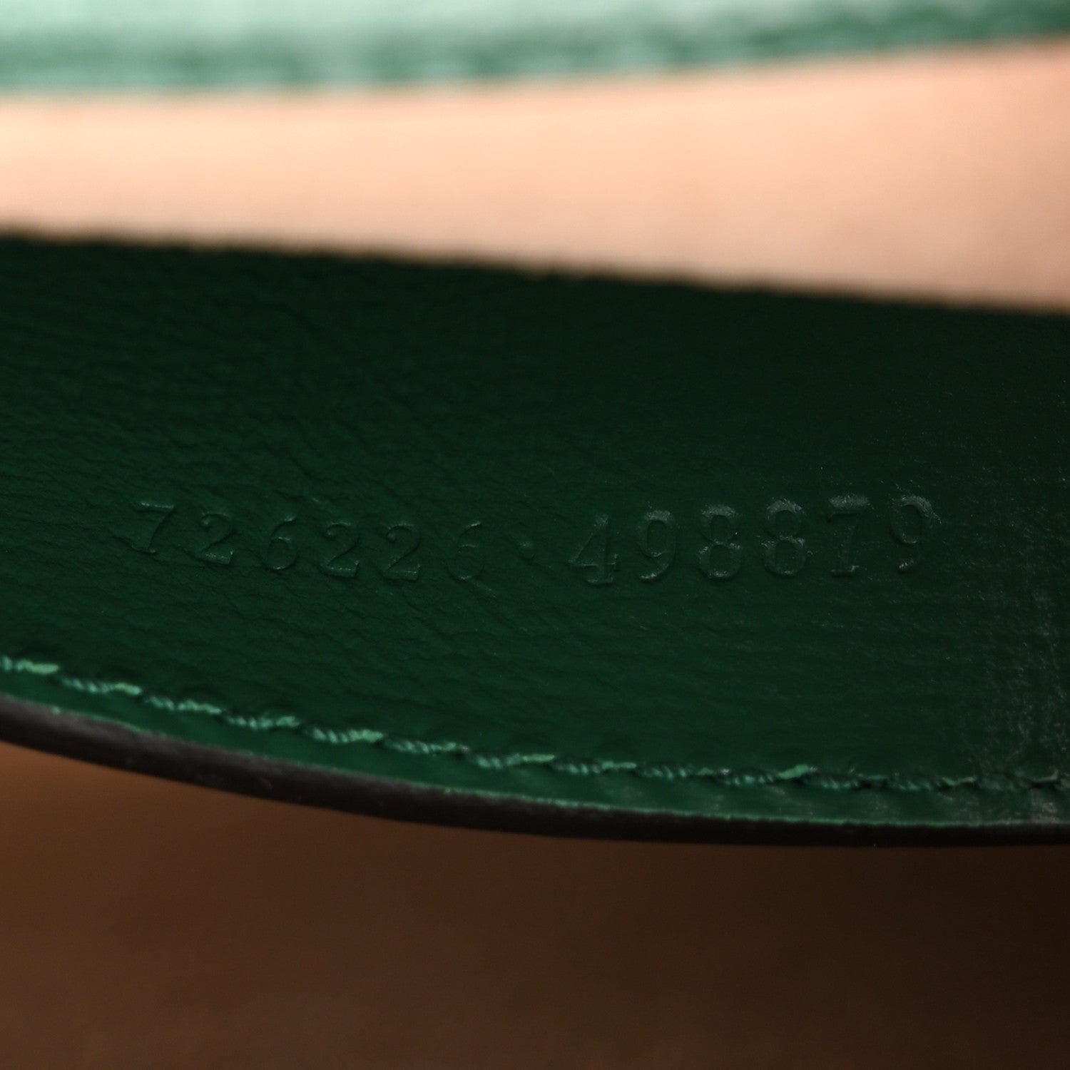 Gucci Azalea Calfskin Web Monochrome Horsebit 1955 Shoulder Bag Emerald 7 of 10