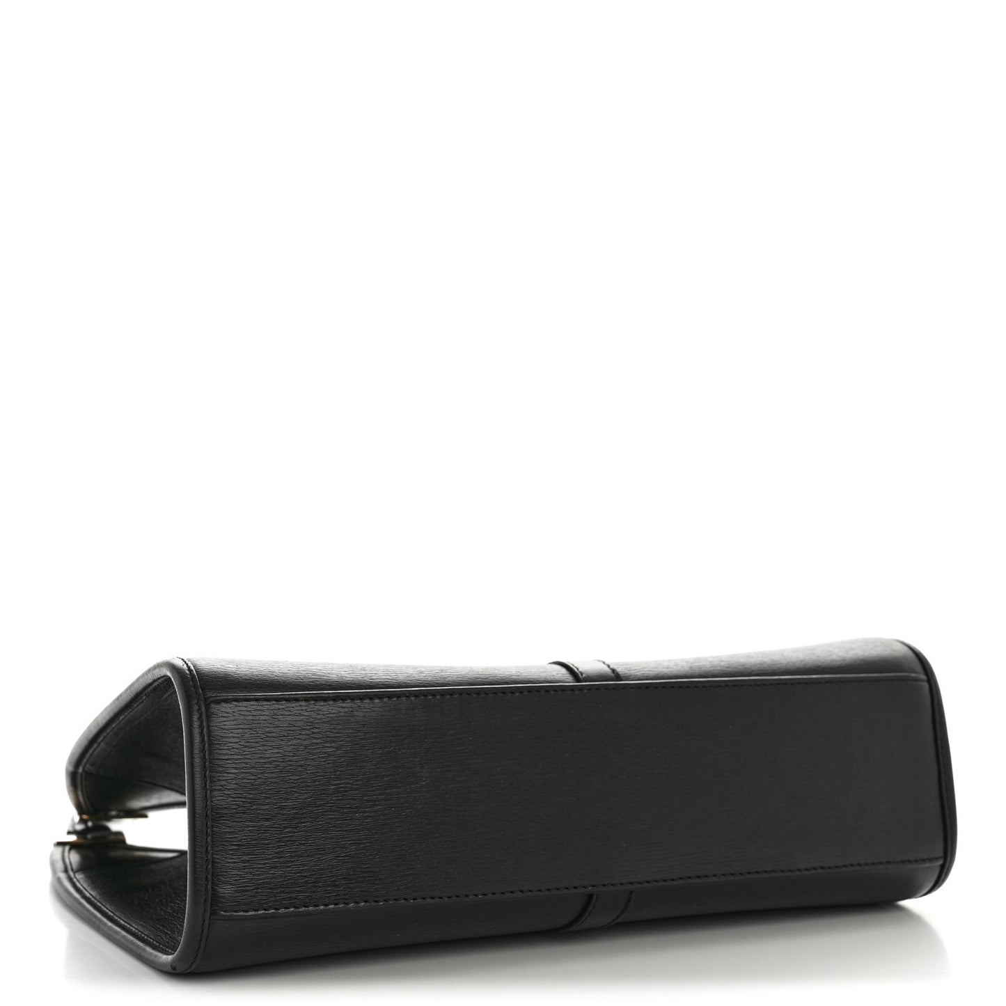 Calfskin Bardot Hobo Black