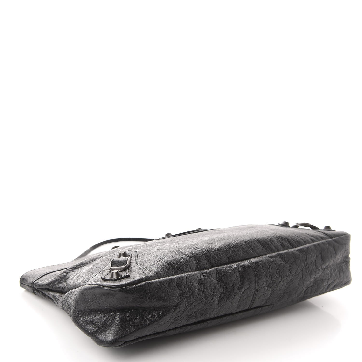 Balenciaga Agneau Classic Hardware Premier Clutch Black 4 of 10
