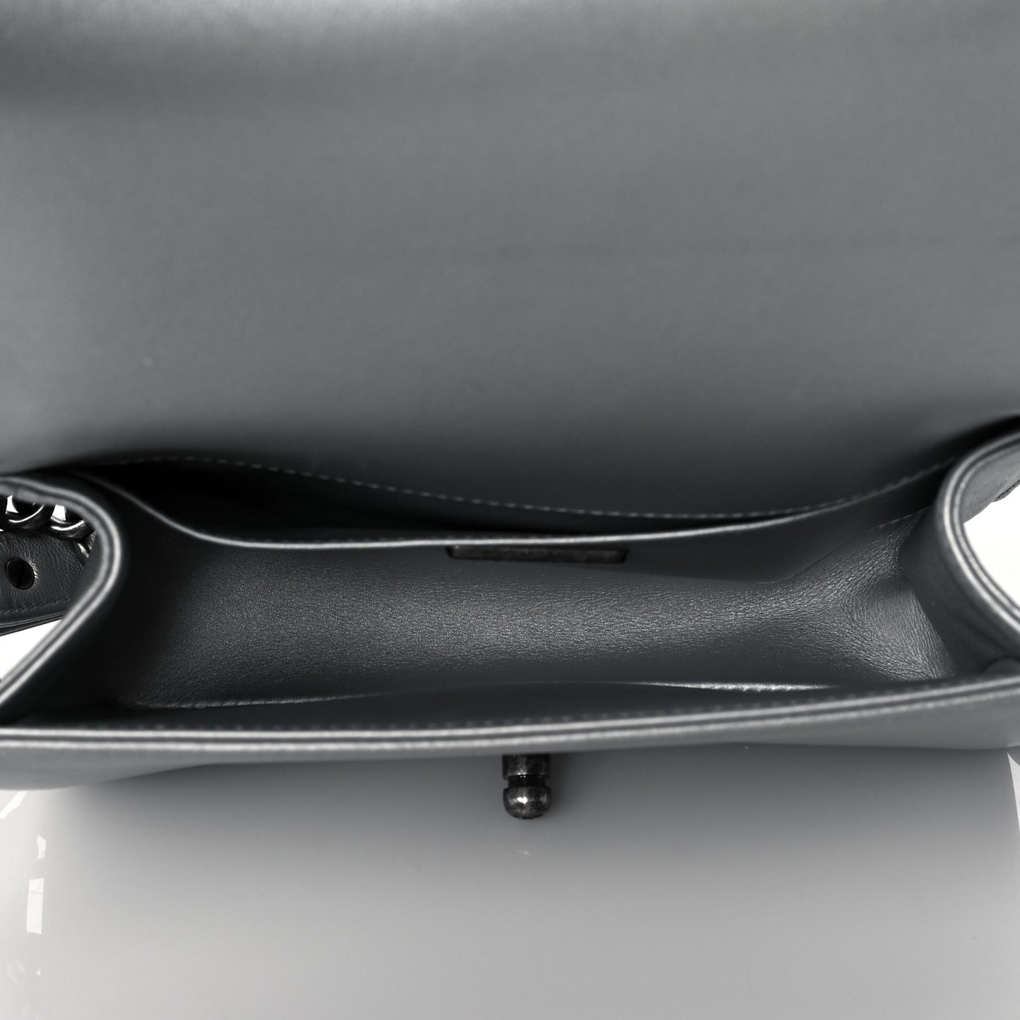 Galuchat Stingray Small Boy Flap Silver