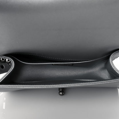 Chanel Galuchat Stingray Small Boy Flap Silver 5 of 11