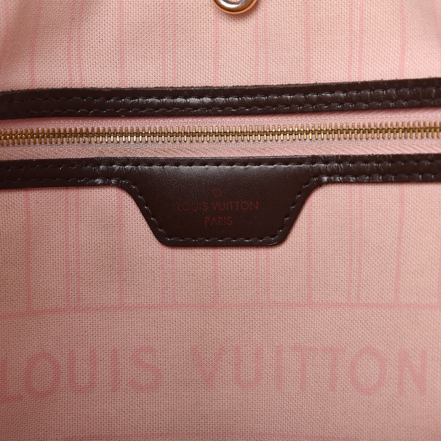Louis Vuitton Damier Ebene Neo Neverfull MM Rose Ballerine 6 of 38